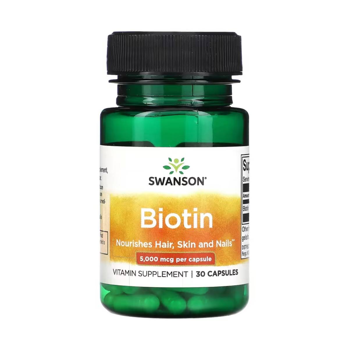 Swanson, Biotin 5,000 mcg