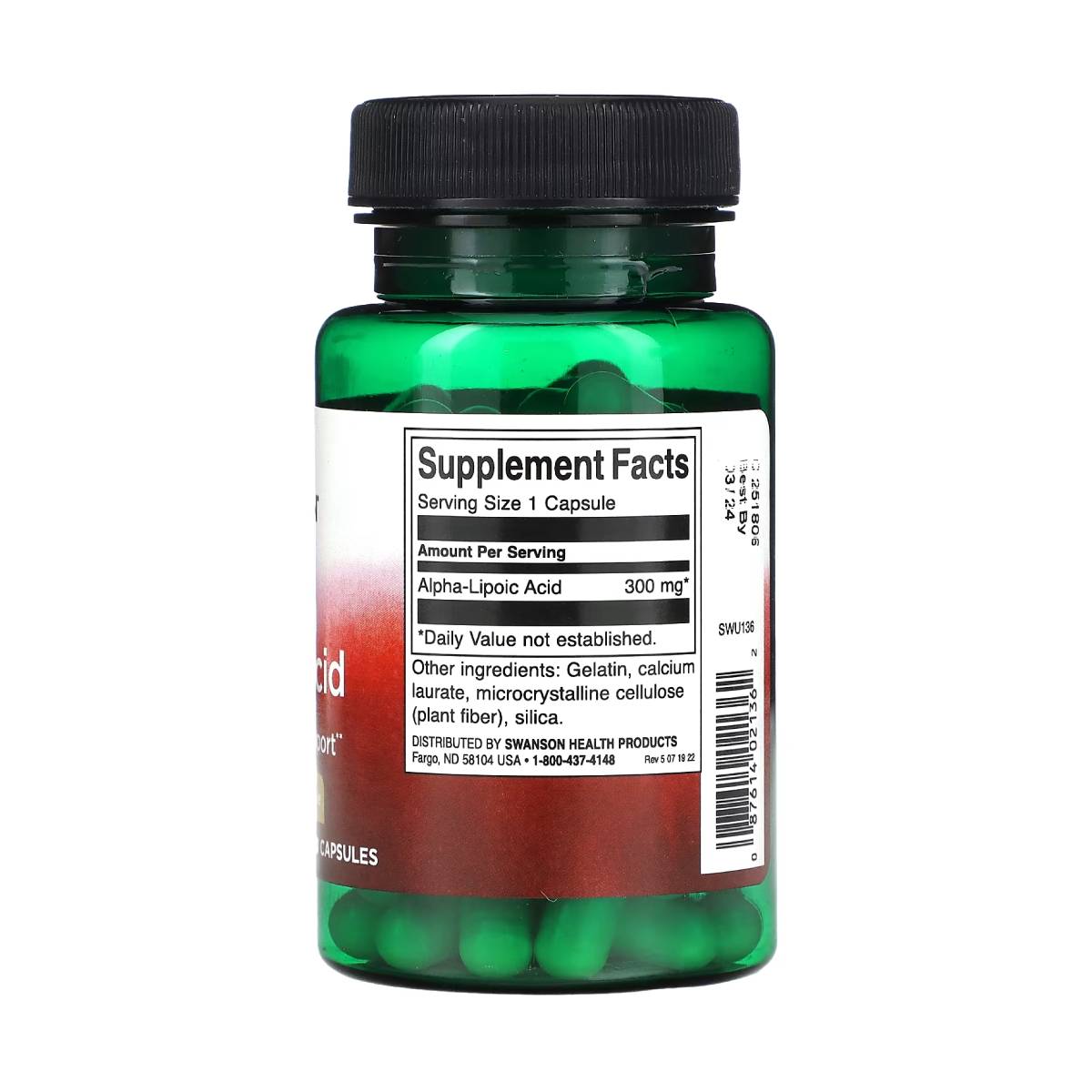 Swanson, Alpha Lipoic Acid 300 mg