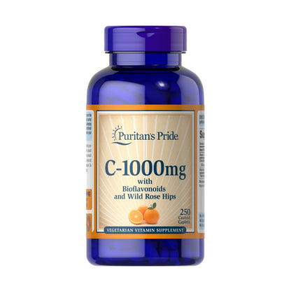 Puritans Pride, Vitamina C 1000 mg con Bioflavonoids y Rosa Mosqueta