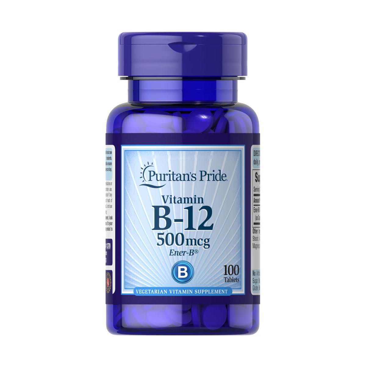 Puritans Pride, Vitamina B-12 500 mcg