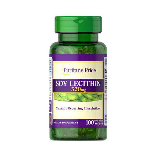 Puritan's Pride, Soy Lecithin 520 mg