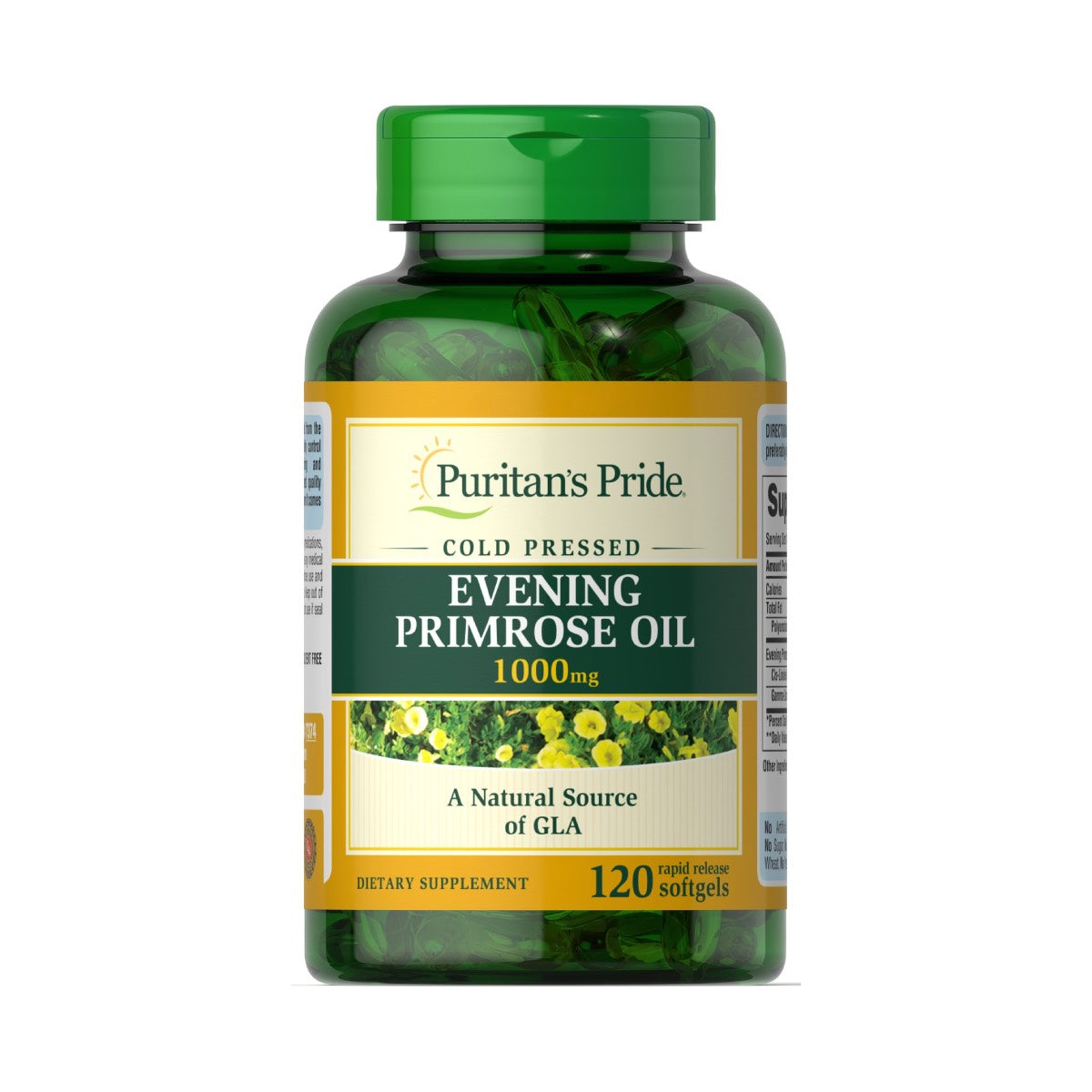 Puritan's Pride, Evening Primrose Oil 1000 mg with GLA