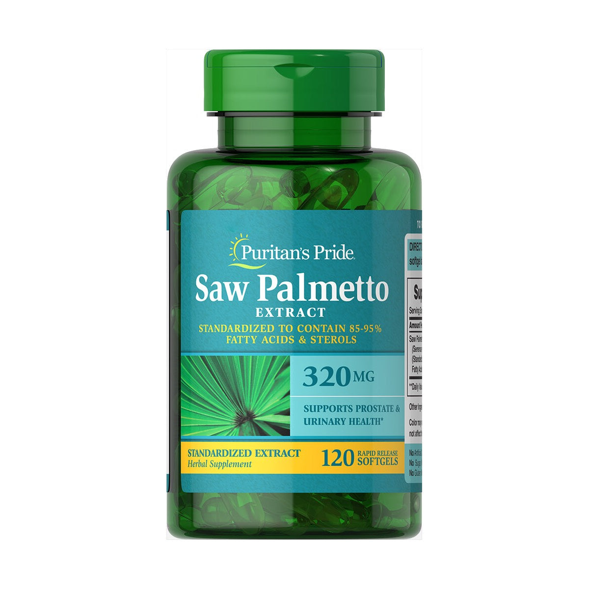 Puritan’s Pride, Saw Palmetto Standardized Extract 320 mg