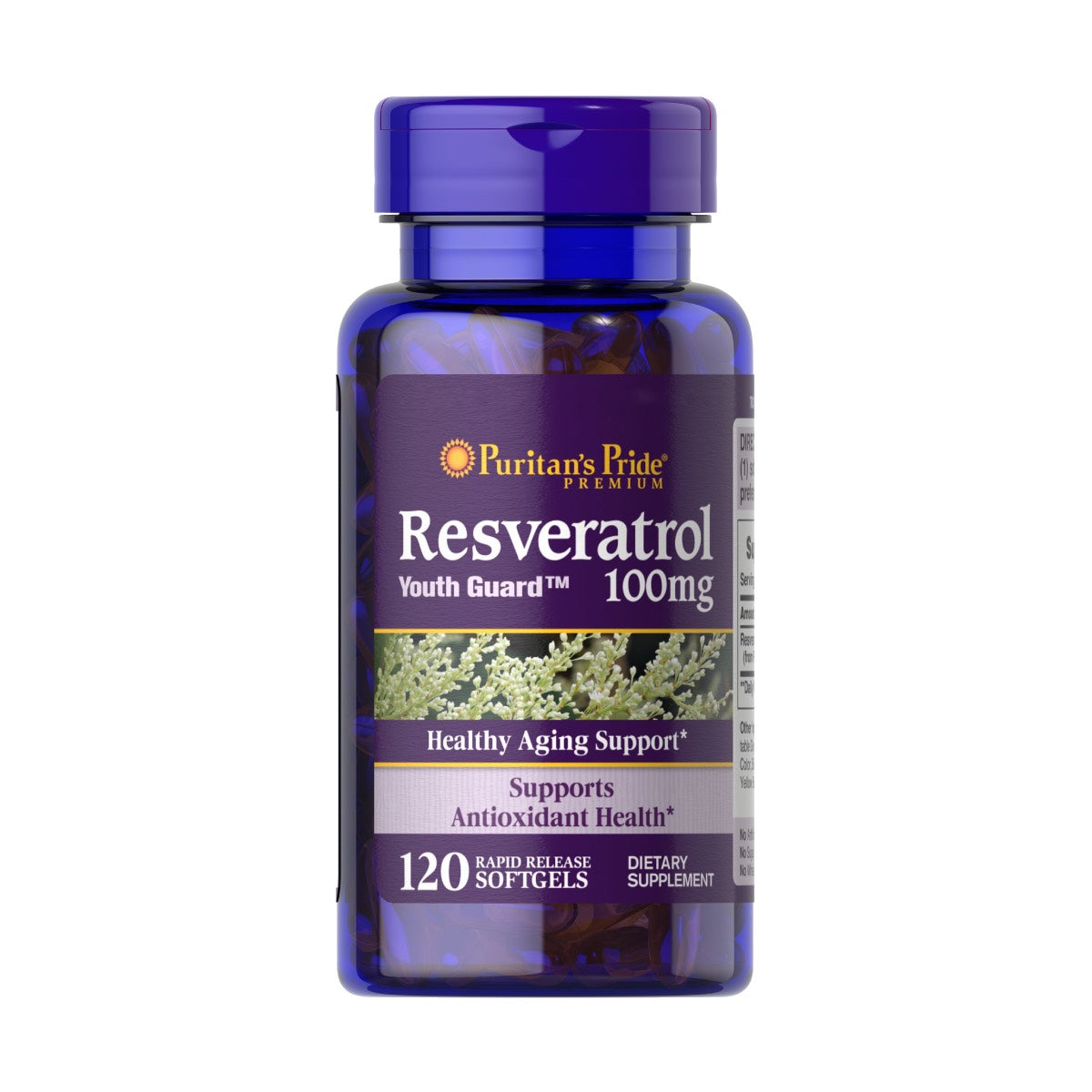 Puritan's Pride, Resveratrol 100 mg